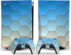 Controller Sticker Decal Skin for PS 5 Disk Edition Console and 2 Controllers Vinyl Cover Skins Wraps for PS5 Disc Version 52681 Anti Scratch Bubble Free