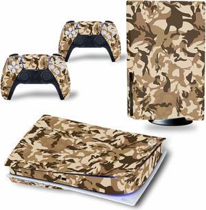 Controller Sticker for PS5 Skin Disc Edition & Digital Edition Console and Controller Vinyl Cover Skins Wraps Scratch Resistant, Compatible with for PS5 177913 Anti Scratch Bubble Free (Size : Disc V