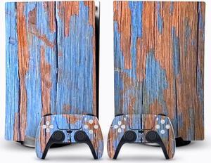 LEEWEE Decal Skin for PS 5 Disk Edition Console and 2 Controllers Vinyl Cover Skins Wraps for PS5 Disc Version 47361 No Foaming