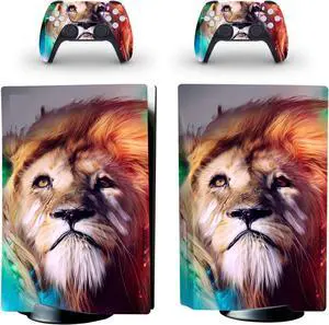 LEEWEE for PS5 Skin Disc Edition Anime Console and Controller Vinyl Cover Skins Wraps for PS5 Disc Version(1506) No Foaming