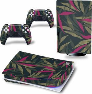 Controller Sticker for PS5 Skin Disc Edition & Digital Edition Console and Controller Vinyl Cover Skins Wraps Scratch Resistant, Compatible with for PS5 902070 Anti Scratch Bubble Free (Size : Disc V