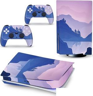 Controller Sticker Decal Skin for PS 5 Disk Edition Console and 2 Controllers Vinyl Cover Skins Wraps for PS5 Disc Version 43597 Anti Scratch Bubble Free