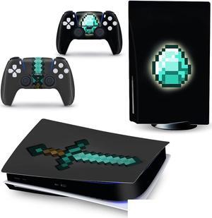 Controller Sticker Decal Skin for PS 5 Disk Edition Console and 2 Controllers Vinyl Cover Skins Wraps for PS5 Disc Version 99686 Anti Scratch Bubble Free
