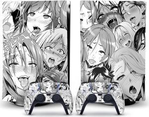 FXCON Decal Skin for PS 5 Disk Edition Console and 2 Controllers Vinyl Cover Skins Wraps for PS5 Disc Version 97743 Bubble Free