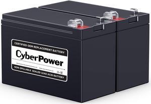 CyberPower RB1270X2C UPS Replacement Battery Cartridge, Maintenance-Free, User Installable, 12V/7Ah