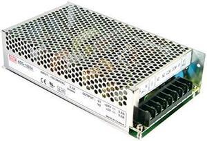 Mean Well AD-155A Enclosed AC-to-DC Power Supply, Single Output with Battery Charger, 13.8V-13.3V, 151.55W, 2.0" H x 4.3" W x 7.8" L