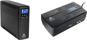 Vertiv Liebert PSA5 700VA 420W line-Interactive UPS & Vertiv Liebert PST5 660VA 400W UPS with Battery Backup & Surge Protection, Eight outlets and a Three-Year, Full Unit Warranty, Black