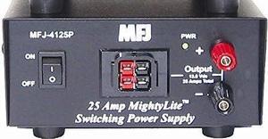 MFJ-4125P Switching pwr Supply 13.8V 25A Pwrpoles