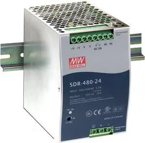 Mean Well Original SDR-480-48 DIN Rail Power Supplies 48V 10A