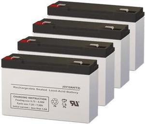 Para Systems Minuteman MM500 UPS Replacement Batteries - Set of 4