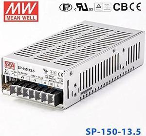 Meanwell SP-150-13.5 Power Supply - 150W 13.5V 11.2A - PFC