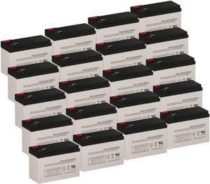 para Systems Minuteman MCP 6001 UPS Replacement Batteries - Set of 20