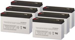 Liebert UPStationD UD1400VA UPS Replacement Batteries - Set of 6