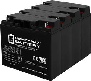 12V 22AH SLA Battery Replacement for APC Smart-UPS 1000XL - 4 Pack