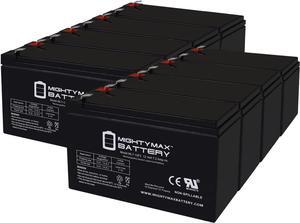 12V 7Ah F2 Replacement Battery for Computer Back Up Power - 8 Pack
