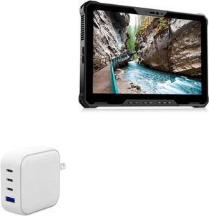BoxWave Charger Compatible with Dell Latitude 7230 Rugged Extreme Tablet - PD miniCube (100W), 100W 3 PD Port Wall Charger International for Dell Latitude 7230 Rugged Extreme Tablet - Winter White