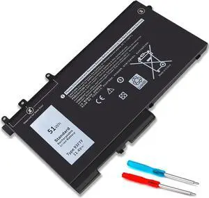 51WH Type 93FTF Battery for Dell Latitude 12 5280 5288 E5280 E5288 14 5480 5491 E5488 E5491 15 5580 5591 E5580 E5590 E5591 Precision 15 3520 M3520 Li-Polymer Replacement for 83XPC 4YFVG D4CMT 083XPC