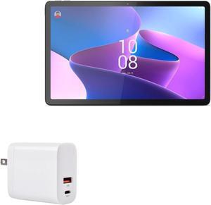 BoxWave Charger Compatible with Lenovo Tab P11 Gen 2 - PD GaNCharge Wall Charger (30W), 30W Tiny PD GAN Type-C and Type-A Wall Charger for Lenovo Tab P11 Gen 2 - Winter White