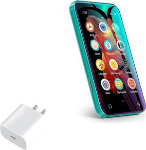 BoxWave Charger Compatible with TIMMKOO Q3E MP3 Player with Bluetooth - PD GAN miniCube (30W), 30W Tiny PD GAN Type-C Wall Charger for TIMMKOO Q3E MP3 Player with Bluetooth - Winter White