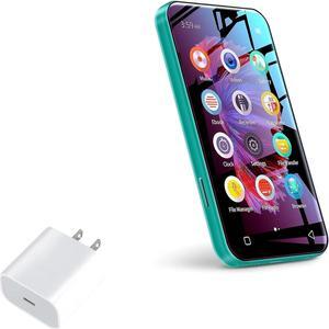 BoxWave Charger Compatible with TIMMKOO Q5 WiFi MP3 Player - PD GAN miniCube (30W), 30W Tiny PD GAN Type-C Wall Charger for TIMMKOO Q5 WiFi MP3 Player - Winter White