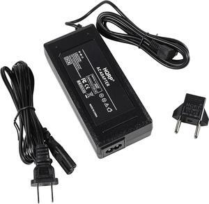 HQRP AC Adapter/Power Supply Compatible with Nikon WT-4 / WT4 Wireless Transmitter with USA Cord & Euro Plug Adapter
