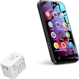 BoxWave Charger Compatible with TIMMKOO WiFi Mp3 Player - International PD Wall Charger (65W), 3 USB International Charge Adapter and Converter - Winter White