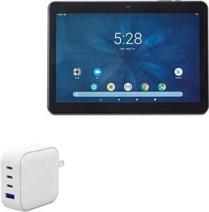 BoxWave Charger Compatible with ONN Tablet (10.1 in) - PD miniCube (100W), 100W 3 PD Port Wall Charger International - Winter White