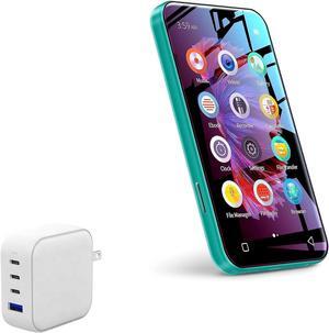 BoxWave Charger Compatible with TIMMKOO Q5 WiFi MP3 Player - PD miniCube (100W), 100W 3 PD Port Wall Charger International for TIMMKOO Q5 WiFi MP3 Player - Winter White