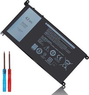 42Wh WDX0R WDXOR Battery for Dell Inspiron 15 5565 5567 5568 5570 5578 7560 7570 7569 7579 13 7368 7378 7375 5368 5378 5379 17 5765 5767 5770 3CRH3 T2JX4 FC92N CYMGM P69G P69G001 P58F P58F001 P75F