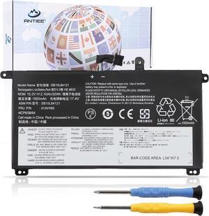 ANTIEE 00UR891 01AV493 SB10L84121 Internal Battery Replacement for Lenovo ThinkPad T570 T580 P51S P52S Series 00UR890 00UR892 SB10L84121 SB10L84122 SB10L84123 15.2V 32Wh 2100mAh 4-Cell