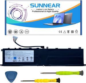 SUNNEAR BTY-M6L Laptop Battery Replacement for MSI GS65 GS75 Stealth Thin 8SE 8SF 8SG 8RF 9SD 9SE 9SF 9SG Modern 8RC P658SC WS65 9TM WS75 10TM Creator 8RD 8RE P75 PS63 GS60 Series MS-16Q2 MS-16Q3