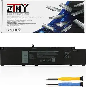 ZTHY MV07R Laptop Battery Replacement for Dell G3 15 3500 3590 3700 3790 G5 5500 5505 SE Series Notebook 72WGV 072WGV W5W19 0W5W19 JJRRD 0JJRRD PN1VN M4GWP 266J9 68Wh 15.2V 4250mAh 4-Cell
