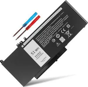 G5M10 Battery 7.4V 51Wh for Dell Latitude 14 15 E5450 E5550 E5250, 15.6 inch, 8V5GX R9XM9 1KY05 08V5GX VMKXM 5XFWC PF59Y 451-BBLN 451-BBLL 451-BBLK