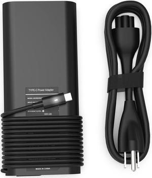 Replacement Dell 130W Laptop Charger USB C Type C for Original Dell AC Adapter Precision 5530 2in1 5550 Dell XPS 15 9575 9500 XPS 17 9700 9710 Latitude 9410 9510 5520 HA130PM170 DA130PM170 Power Cord
