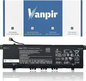Vanpir KC04XL HSTNN-IB8K Laptop Battery for HP Envy X360 13-AG 13M-AQ 13-AR Envy 13-AH 13-AQ 13-AG Notebook battery L08496-855 HSTNN-DB8P KC04053XL L08544-1C1 L08544-2B1 TPN-W133 TPN-W136 15.4V 53.2Wh