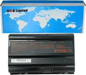BTEROKGM P750BAT-8 82Wh 14.8V Laptop Battery for Clevo P750 P750ZM P750S P751 P751ZM P751DM P750DM3-G P750ZM P771ZM NP9752 EON17-X for Terrans Force X599 X799
