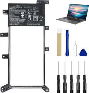 Laptop Battery C21N1347 for Asus A555 A555L F554 F554L F555 F555L FL5500L FL5600L Replacement Battery with Repair Tool Kit