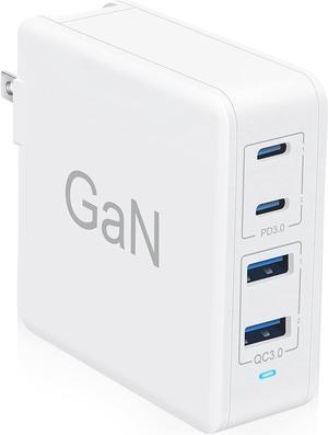 Fancy Buying 4 Ports USB C Charger, 100W GaN PPS Type C Fast PD Charger Compatible with MacBook Pro Air 2021 16 14 in, Galaxy, Dell XPS USB C Laptop