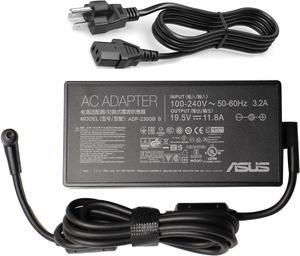 New 19.5V 11.8A 230W 6.0x3.7mm AC Adapter Fit for Asus ROG Zephyrus S GX710GX GX710GW GX701GV GX501VS-XS71 GL704GM-DH74 GL703GM-DS74 Gaming Laptop ADP-230GB B 230W Laptop Power Supply Charger