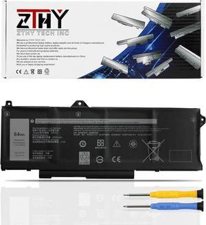 ZTHY 64Wh GRT01 Laptop Battery Replacement for Dell Latitude 5421 5431 5521 5531 Precision 3470 3561 3571 3581 Alienware m17 R5 AMD Series 00P3TJ 0P3TJ 0R05P0 R05P0 05RGW 15.2V 4000mAh 4-Cell