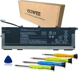OUWEE HSTNN-IB8U OR04XL Laptop Battery Compatible with HP EliteBook x360 830 G5 G6 Series Notebook HSTNN-DB9C L34449-002 L34449-005 L34209-1B1 L34209-2B1 7.7V 53.2Wh 6562mAh
