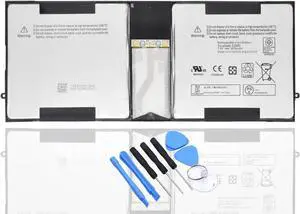 CQCEO P21GU9 Laptop Battery for Microsoft Surface Pro 1 1514, Surface Pro 2 1601 10.6" Tablet Series 2ICP5/94/104 2ICP5/94/105 7.4V 42Wh 5676mAh