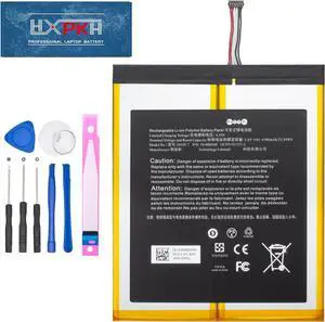HXPK 58-000280 2955C7 A2110 Long Cable Tablet Laptop Battery for Fire HD 10.1 9th Generation M2V3R5 for Fire HD 10.1 7th Generation SL056ZE 3.8V 23.94Wh 6300mAh (Battery Cable Length: 3.2cm) B31N1631