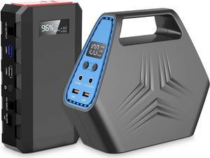 100W and 65W Portable Laptop Charger with AC Outlet, A Super Travel Portable Battery Pack & Power Bank for HP, Notebooks, MacBook, Laptops, Outdoors Camping RV Trip Travel Hunting Emergency Use