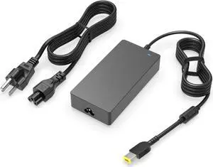 170W AC Slim tip Charger Replacement for Lenovo Thinkpad T15g T15p P15v P16v P15 P16 P17 Gen 3 2 1, P1 Gen 1 2 3 4 5 6 7, X1 Extreme Gen 1 2 3 4 5, P70 P71 P73 P50 P51 P52 P53 W540 W541 Laptop