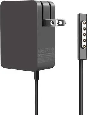Original Power Supply Adapter for Microsoft Surface RT Charger 24W 12V 2A Surface 2 Surface Pro 1 Pro 2 Tablet Include US Plug with 5ft Cable Model 1513