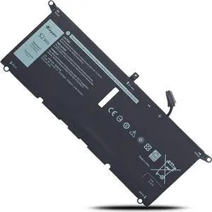 BOWEIRUI DXGH8 Laptop Battery Replacement for Dell XPS 13 9370 9380 0H754V FHD 13-9370-D1705S Latitude 3301 Inspiron 5390 5391 7400 7490 Series G8VCF P82 (7.6V 52Wh 6500mAh)