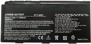 Batterymarket New BTY-M6D Replacement Laptop Battery Compatible with MSI GT60 GX60 GT70 GT660 GX660 GT680 GX680 GT780 GT780R GT663R GT660R GT680DXR GT680DX Series(7800mah 11.1V)