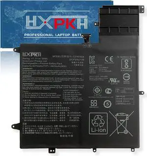 HXPK C21N1624 Laptop Battery for ASUS Q325U Q325UA Q325UAR ZenBook Flip S UX370UA-1A UX370UA-1B C4061T C4072T C4093T Series Notebook 0B200-02420000 7.7V 39Wh/4925mAh