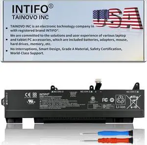 INTIFO 56Wh CC03XL Laptop Battery Compatible with HP ZBook Firefly 15 G7 G8 EliteBook 850 855 G7 G8 Series Notebook HSTNN-DB9O HSTNN-UB8W L77622-2C1 L77622-541 L77991-005 [11.55V 4610mAh 3-Cell]